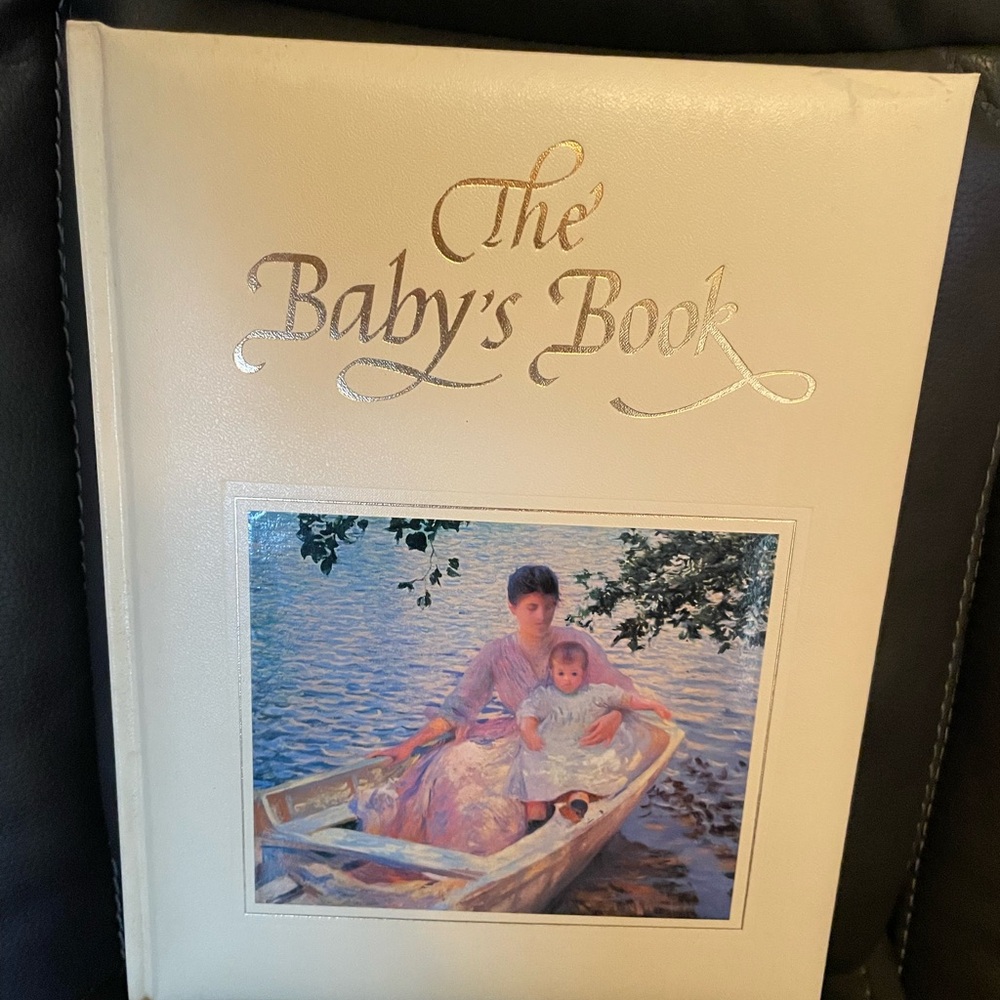 The Baby's Book with Gold Lettering Rare Find! Vintage 1984 by Marcia O. Levin